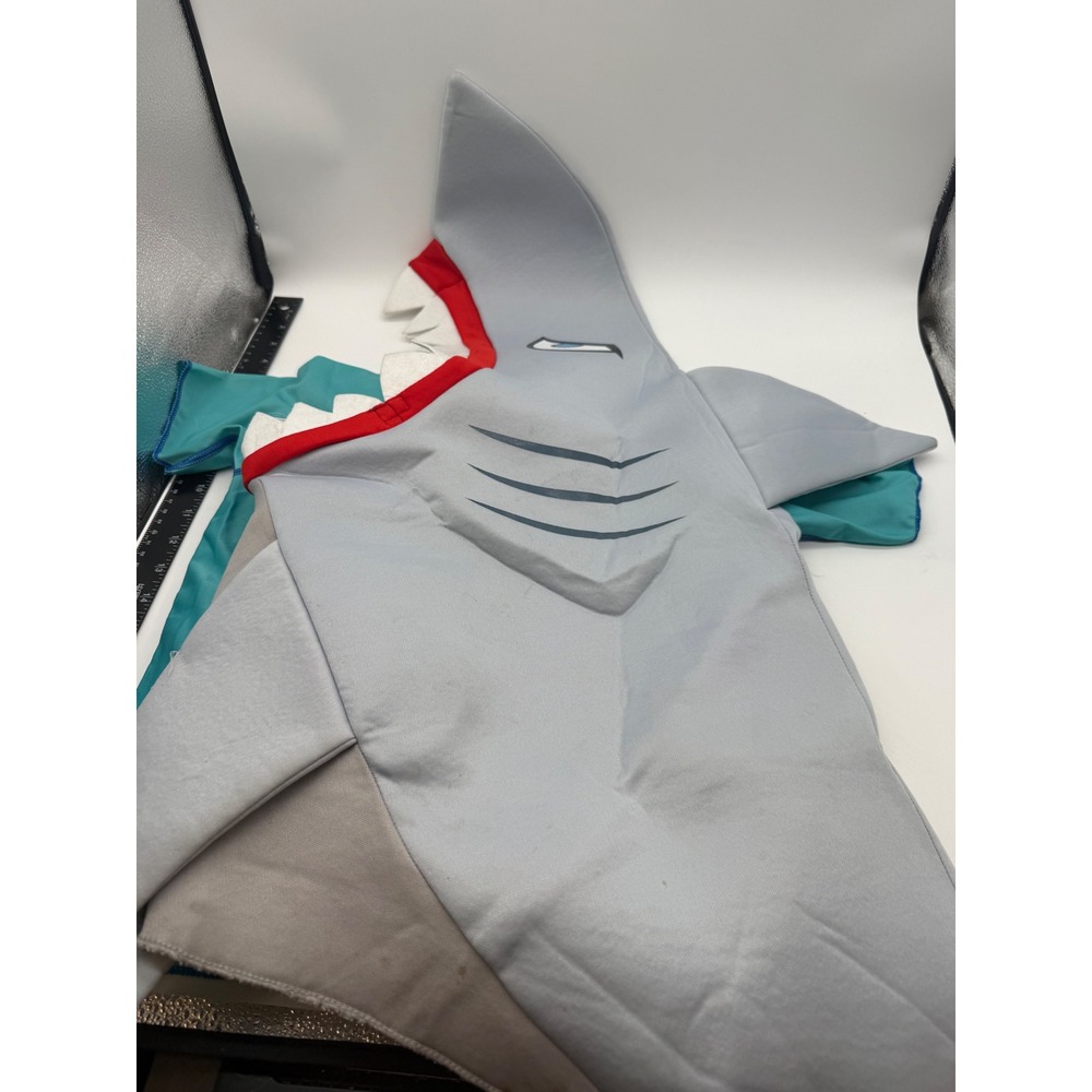 Spirit Halloween Shark Bite Costume Child SM/MD 4-10 Foam Pullover SPOTS - Picture 10 of 16